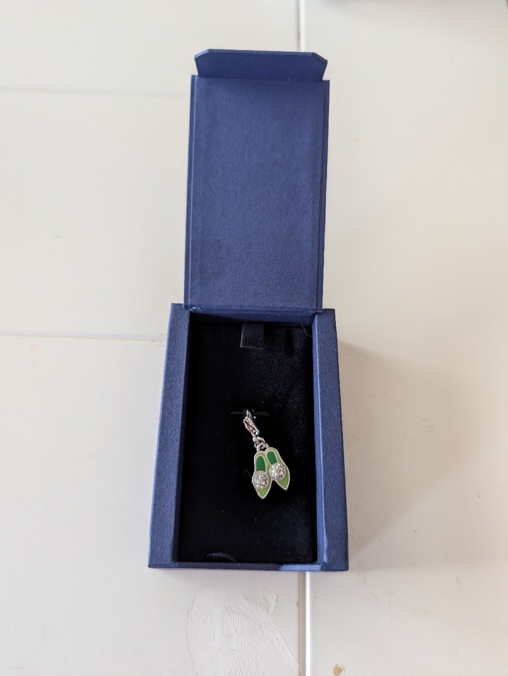 Disney Tinkerbell Swarovski Shoe Charm #985599 NIB! COA Included